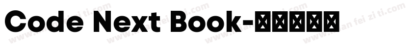 Code Next Book字体转换